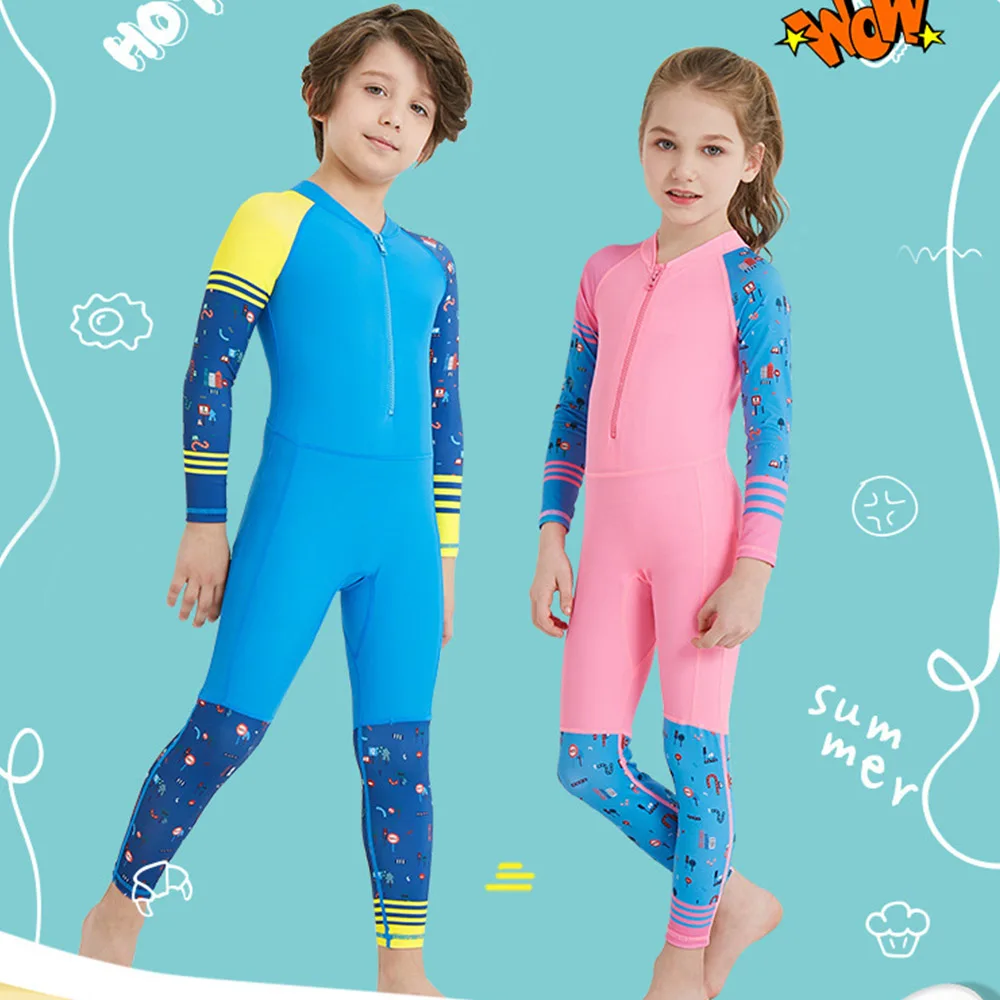1PC Long Sleeve Wetsuit Kids Swimsuit Diving Suit Boys Girls Bathing Suit Children Swimwear Children's Swimsuit
1PC Long Sleeve Wetsuit Kids Swimsuit Diving Suit Boys Girls Bathing Suit Children Swimwear Children's Swimsuit