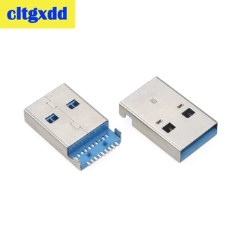 cltgxdd 2-10pcs USB 3.0 A Type Male Plug Connector High-speed Data Transmission USB 3.0 Jack Charging Socket Soldering DIY
cltgxdd 2-10pcs USB 3.0 A Type Male Plug Connector High-speed Data Transmission USB 3.0 Jack Charging Socket Soldering DIY