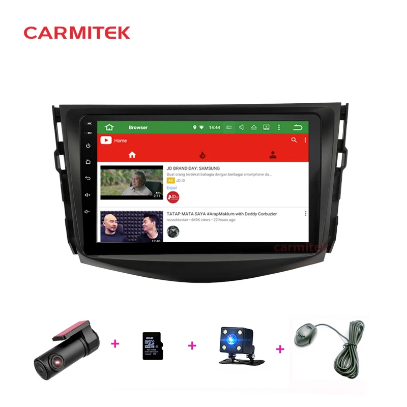 Автомобильный мультимедийный плеер Android 9 0 2 din dvd gps навигация для Toyota RAV4 Rav 4 2007 2011