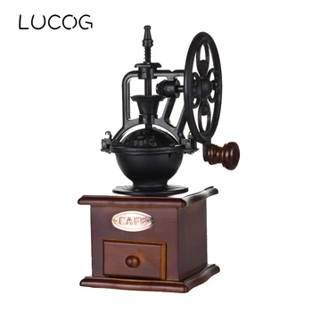 LUCOG Ferris Wheel Manual Ceramic Coffee Grinder Vintage Style Hand-crank Roller Drive Grain Burr Mill Coffee Grinding Machine
LUCOG Ferris Wheel Manual Ceramic Coffee Grinder Vintage Style Hand-crank Roller Drive Grain Burr Mill Coffee Grinding Machine