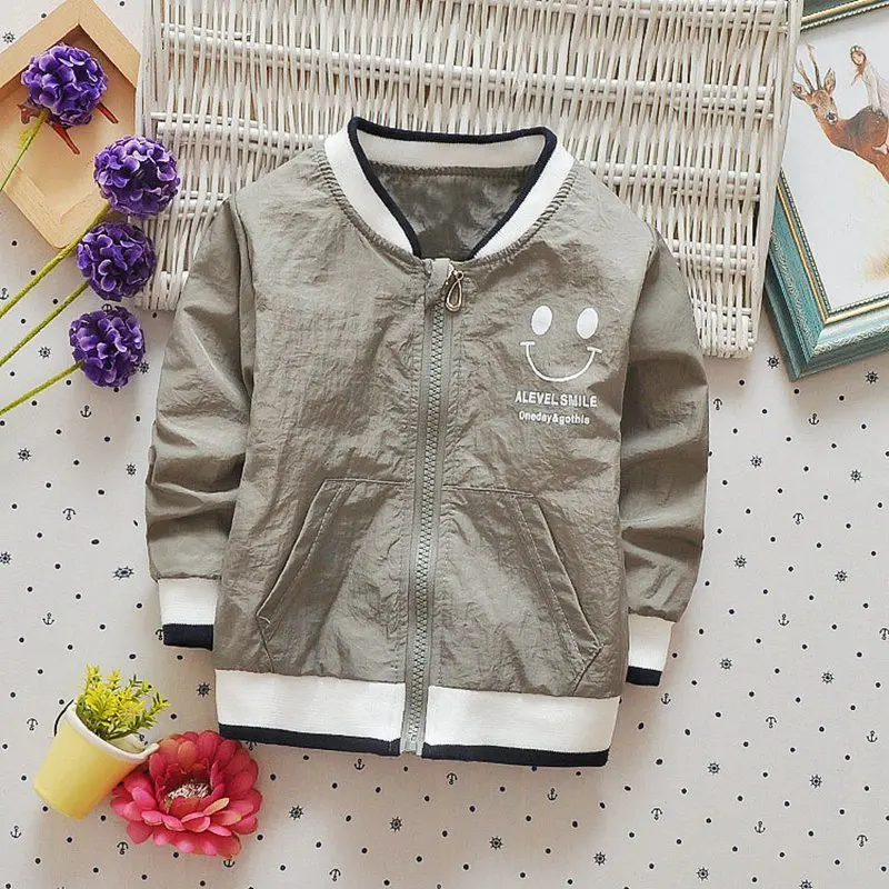 Autumn spring casual Baby Boys Children's Cartoon smiley face Jackets Sport Baseball zipper Cardigan Outwear Coats Y2549
Autumn spring casual Baby Boys Children's Cartoon smiley face Jackets Sport Baseball zipper Cardigan Outwear Coats Y2549