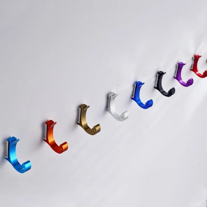 Colorful Space Aluminum Multi-color DIY Towel Wall Hook Nail Bathroom Kitchen Clothes Key Hat Rack Bag Hanger Holder Towel Hook
Colorful Space Aluminum Multi-color DIY Towel Wall Hook Nail Bathroom Kitchen Clothes Key Hat Rack Bag Hanger Holder Towel Hook