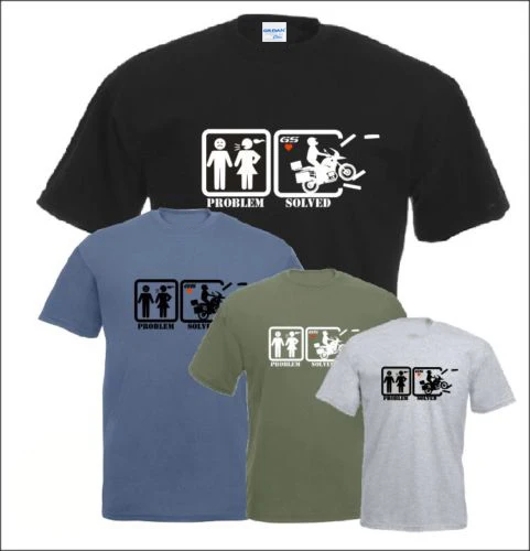 Mens T Shirts Fashion 2019 Rude Top Tee Round Neck Problem Solved T-Shirt Motorcycle Gs 1200 Fans Tee Shirt
Mens T Shirts Fashion 2019 Rude Top Tee Round Neck Problem Solved T-Shirt Motorcycle Gs 1200 Fans Tee Shirt