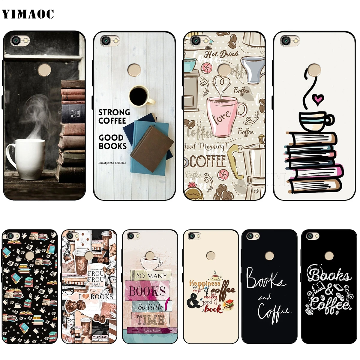 YIMAOC Books And Coffee Case for Xiaomi Redmi mi Note MAX 3 6a 7 6 8 9 go se mi6 mi8 a1 a2 Lite for pocophone f1
YIMAOC Books And Coffee Case for Xiaomi Redmi mi Note MAX 3 6a 7 6 8 9 go se mi6 mi8 a1 a2 Lite for pocophone f1