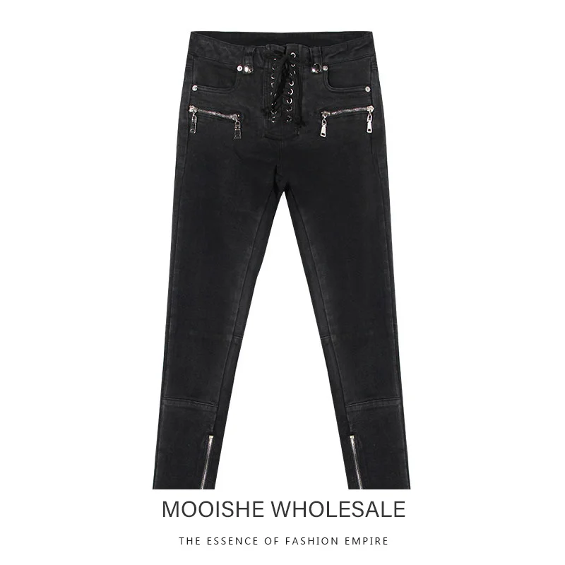 Bandage Black Jeans Women 2019 Spring Slim Tight Elastic Jeans Denim Pants Female Bottom
Bandage Black Jeans Women 2019 Spring Slim Tight Elastic Jeans Denim Pants Female Bottom