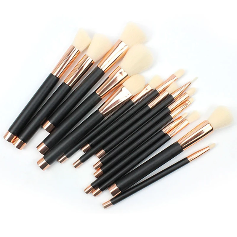 15Pcs Black/Rose gold Makeup Brushes Set Makeup Brush Tools Eyeshadow Concealer Eyeliner Lip Blusher Cosmetic Brush
15Pcs Black/Rose gold Makeup Brushes Set Makeup Brush Tools Eyeshadow Concealer Eyeliner Lip Blusher Cosmetic Brush