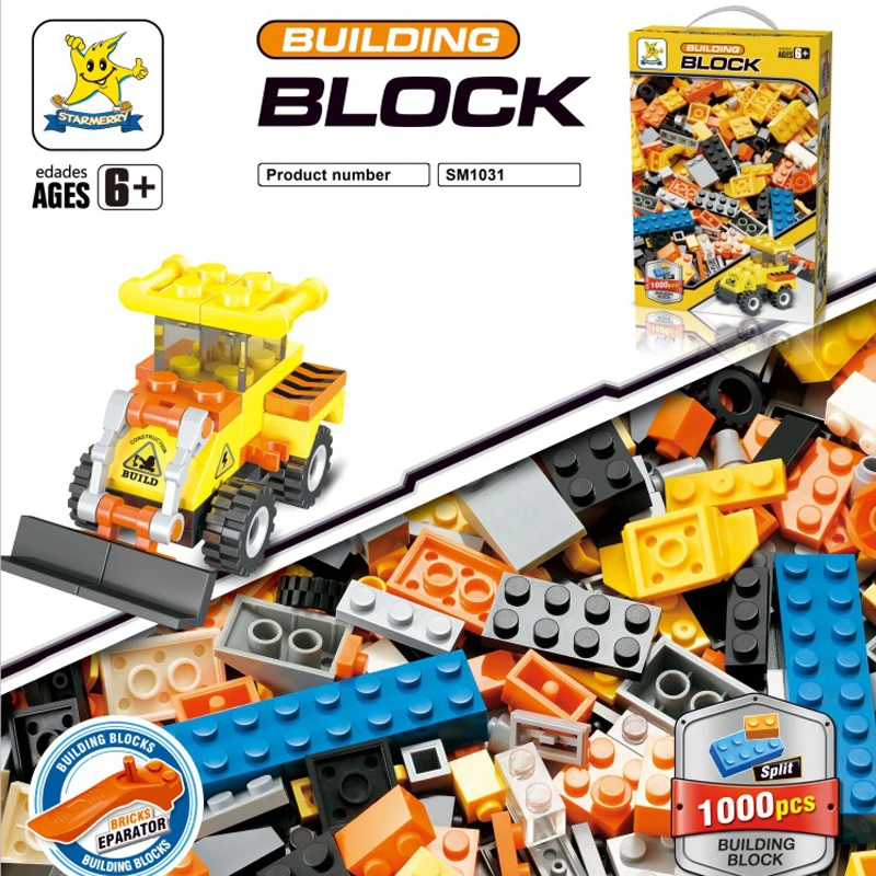 1000pcs Bulk Small Particle Building Blocks compatible legoING DIY Kindergarten Educational Technic Toys for Children
1000pcs Bulk Small Particle Building Blocks compatible legoING DIY Kindergarten Educational Technic Toys for Children