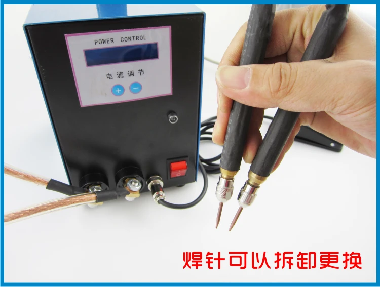 18650 power electric vehicle battery spot welding machine hand-held welding machine touch welding machine battery foot pedal typ
18650 power electric vehicle battery spot welding machine hand-held welding machine touch welding machine battery foot pedal typ