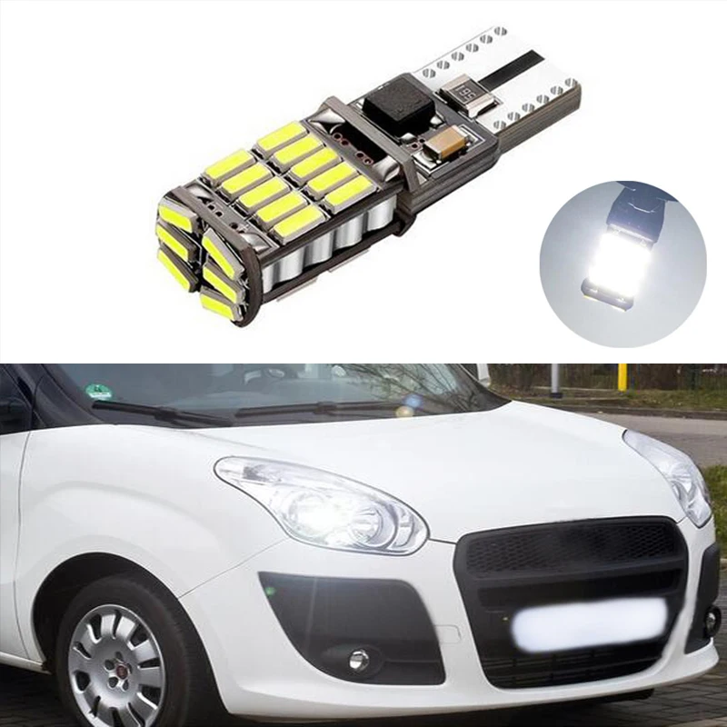 1X T10 W5W 194 SMD Error Free Parking Light Bulbs Clearance Lights For FIAT 500 Punto Stilo Palio Freemont Bravo Ducato Doblo
1X T10 W5W 194 SMD Error Free Parking Light Bulbs Clearance Lights For FIAT 500 Punto Stilo Palio Freemont Bravo Ducato Doblo
