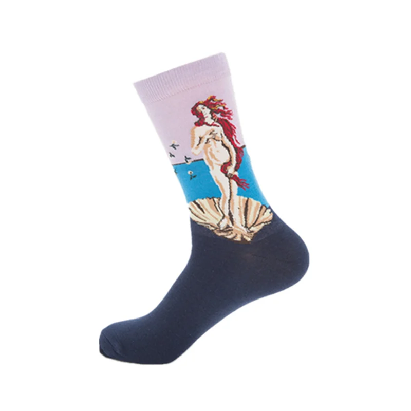Men casual combed cotton happy socks mens oil paintings series venus funny socks colourful breathable high-quality long sock
Men casual combed cotton happy socks mens oil paintings series venus funny socks colourful breathable high-quality long sock
