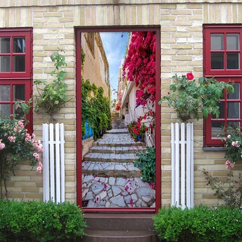 European Style 3D Street Flowers Photo Murals Wallpaper Living Room Dining Room Door Sticker Creative Art Wall Papers Home Decot
European Style 3D Street Flowers Photo Murals Wallpaper Living Room Dining Room Door Sticker Creative Art Wall Papers Home Decot