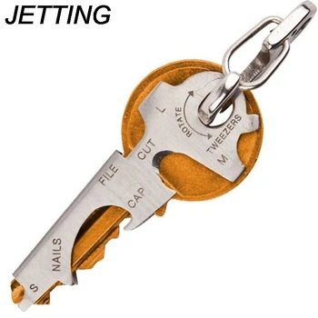 1PCS Stainless Steel 9 In 1 Multi-tools EDC Multi-function Tool Keychain Outdoor Survival Gear
1PCS Stainless Steel 9 In 1 Multi-tools EDC Multi-function Tool Keychain Outdoor Survival Gear