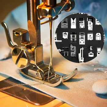 DIYWORK 32pcs Presser Sewing Machines Foot Multifunction Feet Snap On Sewing Domestic Household Sewing Tools Set Box
DIYWORK 32pcs Presser Sewing Machines Foot Multifunction Feet Snap On Sewing Domestic Household Sewing Tools Set Box