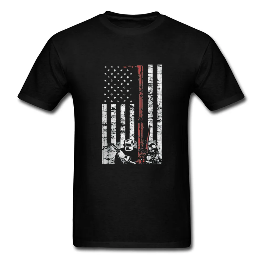 New Arrival welder 218 3D Printed T Shirts O Neck Pure Cotton Men Tops T Shirt Short Sleeve Summer 3D Printed Tops Shirts welder 218 black