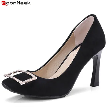 MoonMeek new arrive spring autumn pumps women shoes extreme high heel square heel slip on square toe elegant female shoes
MoonMeek new arrive spring autumn pumps women shoes extreme high heel square heel slip on square toe elegant female shoes