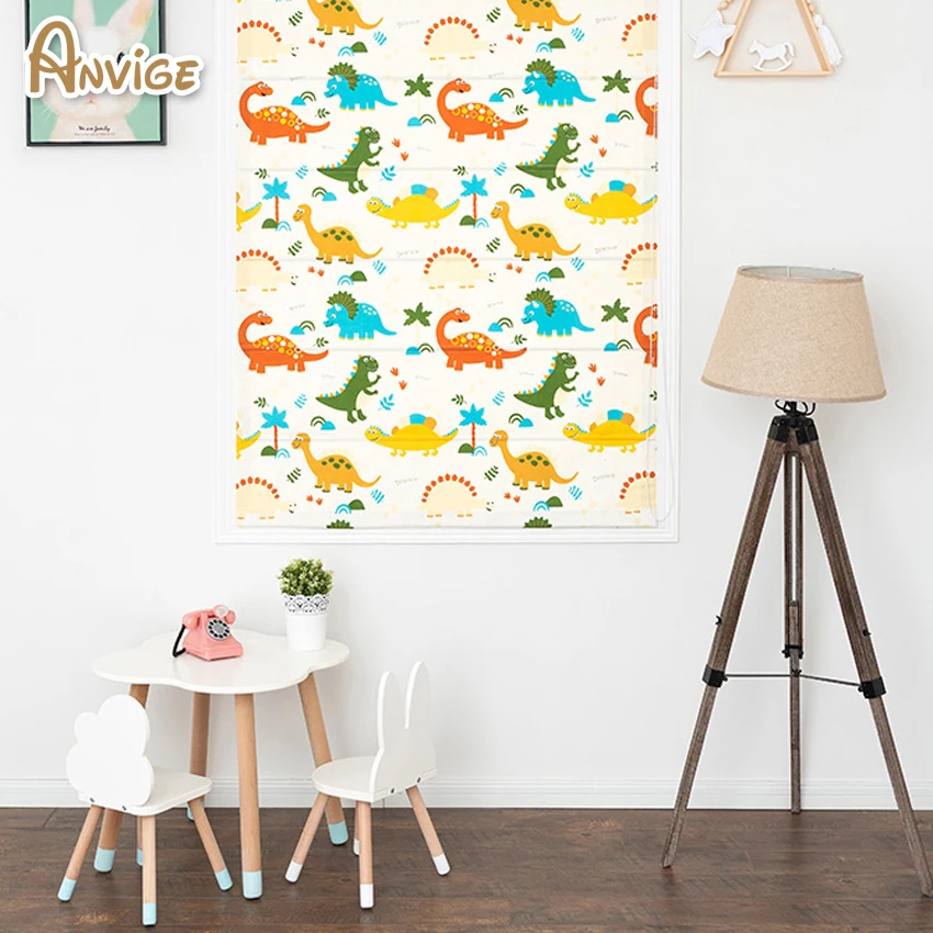 Anvige Cartoon Little Dinosaur Printed Roman Shade Rollor Blind Window Curtains For Living Room
Anvige Cartoon Little Dinosaur Printed Roman Shade Rollor Blind Window Curtains For Living Room