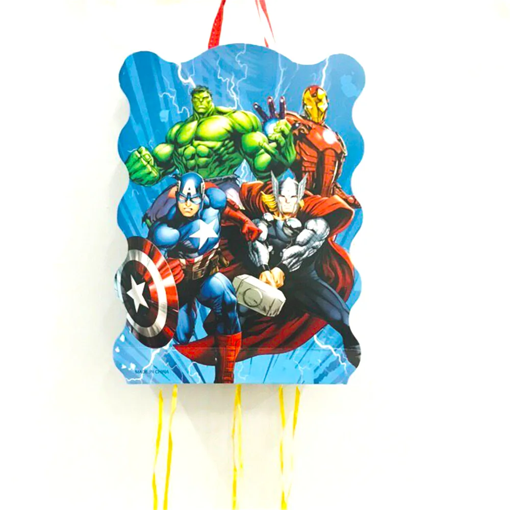 40*30cm Avenger Party Supplies Paper Pinata Disposable Cartoon Theme Baby Shower Kids Birthday Superhero Party Decoration Favor
40*30cm Avenger Party Supplies Paper Pinata Disposable Cartoon Theme Baby Shower Kids Birthday Superhero Party Decoration Favor