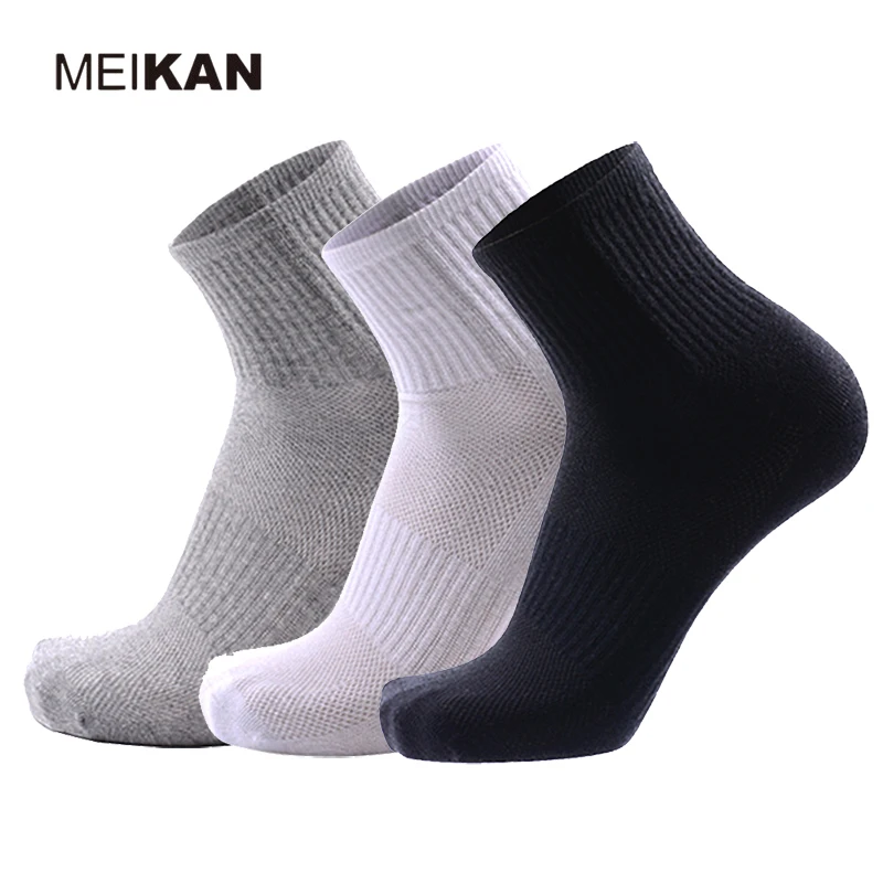 MEIKAN Sport Socks Running Climbing Camping Hiking Cycling Yoga Golf Sportswear Unisex Bike Socks Cotton Fiets Kousen 3 Pairs
MEIKAN Sport Socks Running Climbing Camping Hiking Cycling Yoga Golf Sportswear Unisex Bike Socks Cotton Fiets Kousen 3 Pairs