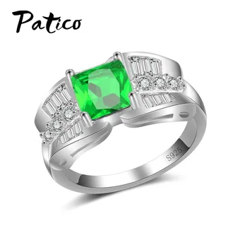 Free Shipping Birthday Gifts Genuine Crystals Rings Top Quality 100% Hand Made Green Square Cubic Zirconia Ring Jewelry
Free Shipping Birthday Gifts Genuine Crystals Rings Top Quality 100% Hand Made Green Square Cubic Zirconia Ring Jewelry