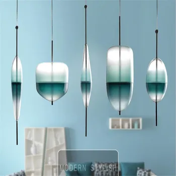 Creative Lake Gradient Bar Chandelier Restaurant Study Bedroom Living Room Blue-Green Glass Decoration Lamp Free Shipping
Creative Lake Gradient Bar Chandelier Restaurant Study Bedroom Living Room Blue-Green Glass Decoration Lamp Free Shipping