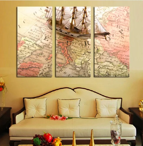 Modular Canvas Paintings Home Decor 3 Pieces World Map Pictures HD Prints Fashion Abstract Poster Living Room Wall Art Framework
Modular Canvas Paintings Home Decor 3 Pieces World Map Pictures HD Prints Fashion Abstract Poster Living Room Wall Art Framework