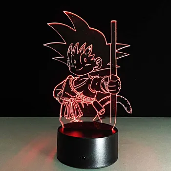 Dragon Ball Visual Led Light Baby Son Goku Childhood 3D Illusion Mood Dimming Lamp Glow Party Supply Atmosphere Festival Lantern
Dragon Ball Visual Led Light Baby Son Goku Childhood 3D Illusion Mood Dimming Lamp Glow Party Supply Atmosphere Festival Lantern