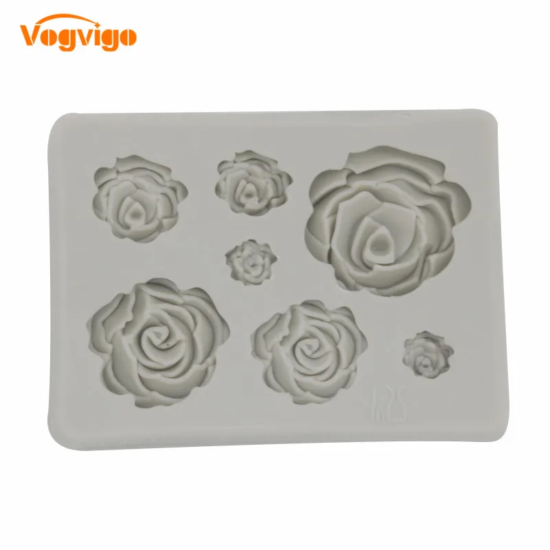 VOGVIGO Rose Flower Silicone Fondant Mold Cake Plant Series Decorating DIY Chocolate Baking Food-Grade Bake Tools Mould Tool
VOGVIGO Rose Flower Silicone Fondant Mold Cake Plant Series Decorating DIY Chocolate Baking Food-Grade Bake Tools Mould Tool