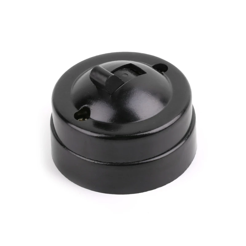 1pcs Retro Buttons Switch Photoelectric Light Switch Flat Circular Surface Mounted,Single Control Table Lamp Switch 6A
1pcs Retro Buttons Switch Photoelectric Light Switch Flat Circular Surface Mounted,Single Control Table Lamp Switch 6A