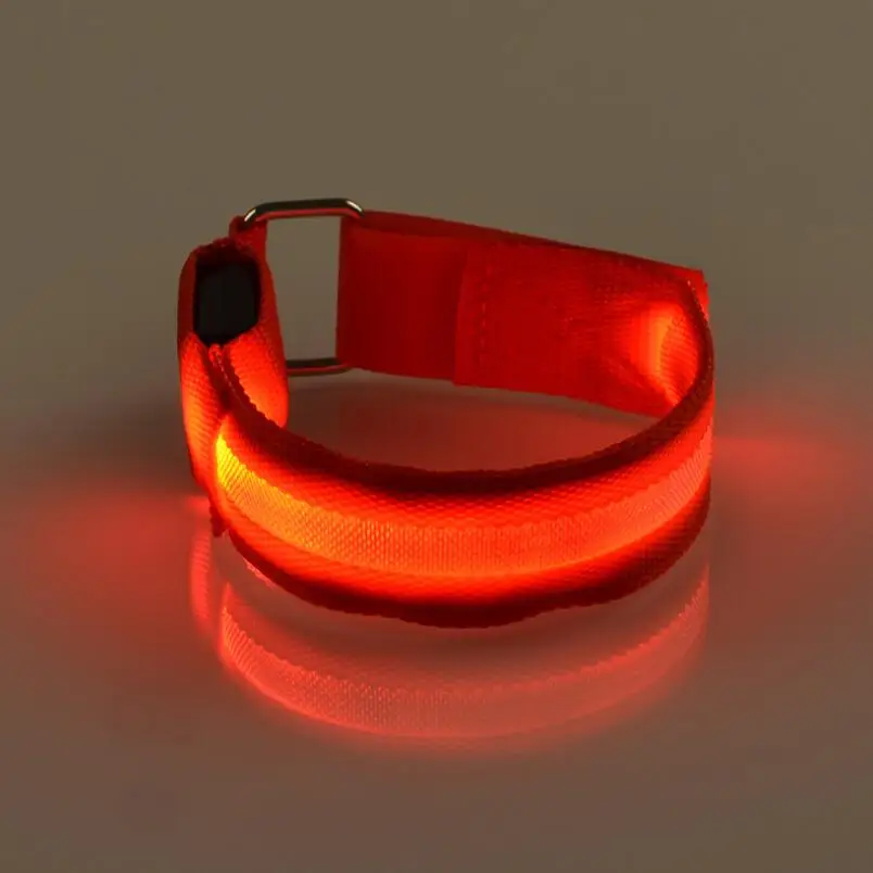 1 упаковка светящиеся браслеты спортивный светодиодный напульсник регулируемый