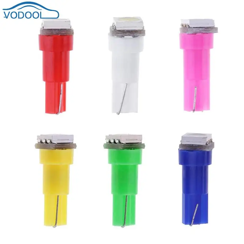 10pcs 170 Degree 12V T5 5050 1SMD Car Wedge Dashboard Light Led Auto Interior Dashboard Bulb Vehicle Instrument Lamp Car Styling 
10pcs 170 Degree 12V T5 5050 1SMD Car Wedge Dashboard Light Led Auto Interior Dashboard Bulb Vehicle Instrument Lamp Car Styling