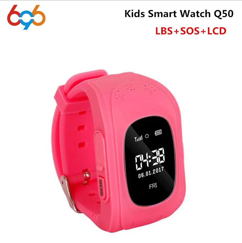 Лидер продаж Q50 Детские умные часы с lbs позиционирования ЖК-дисплей Цвет Дисплей