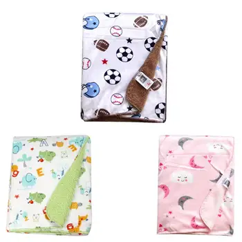 102*76CM Children's Cartoon Printed Short Plush Blanket Double-Layer Thickened Lambskin Infant Blanket Multi Purposes Blanket
102*76CM Children's Cartoon Printed Short Plush Blanket Double-Layer Thickened Lambskin Infant Blanket Multi Purposes Blanket