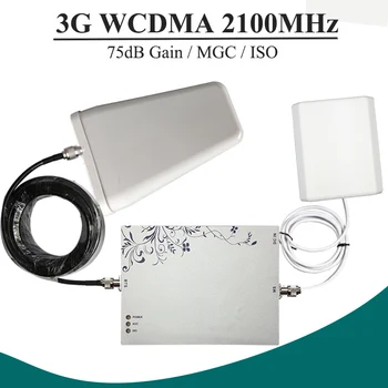 Lintratek WCDMA 2100MHz Mobile Phone Signal Booster 3G Powerful UMTS 2100 75dB High Gain Cellular Repeater Amplifier Set #29
Lintratek WCDMA 2100MHz Mobile Phone Signal Booster 3G Powerful UMTS 2100 75dB High Gain Cellular Repeater Amplifier Set #29