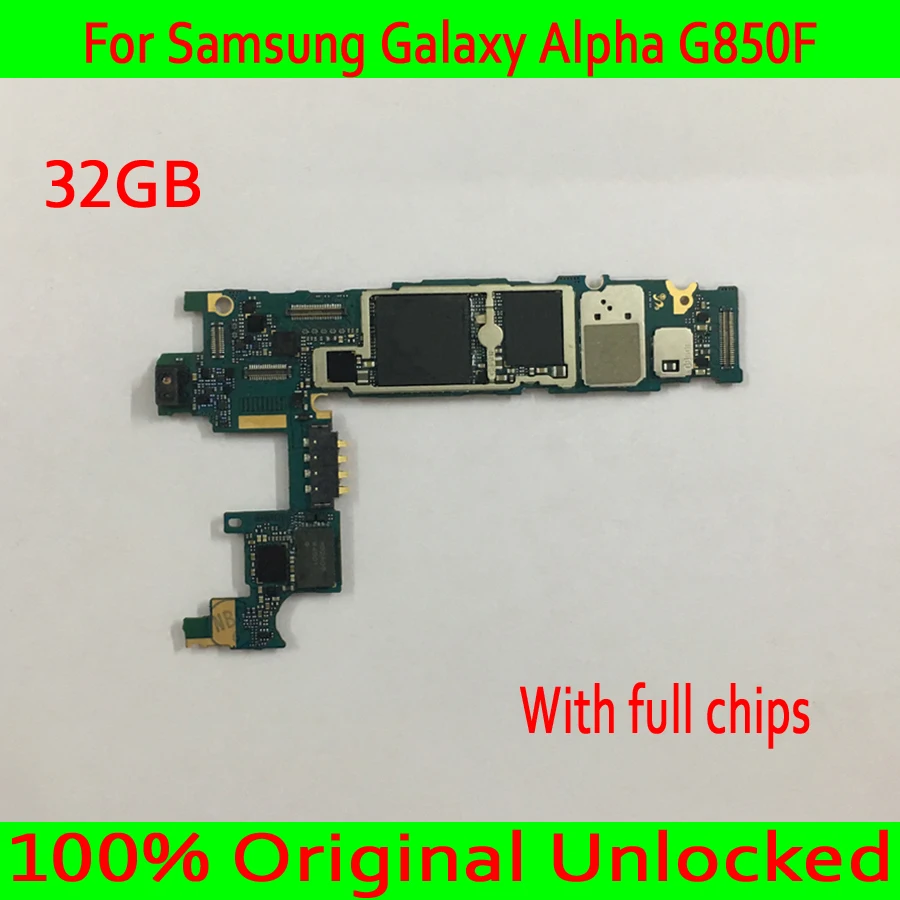 Original unlocked for Samsung Galaxy Alpha G850F Motherboard with Full Chips,32GB for Samsung G850F Logic board,Good Tested
Original unlocked for Samsung Galaxy Alpha G850F Motherboard with Full Chips,32GB for Samsung G850F Logic board,Good Tested