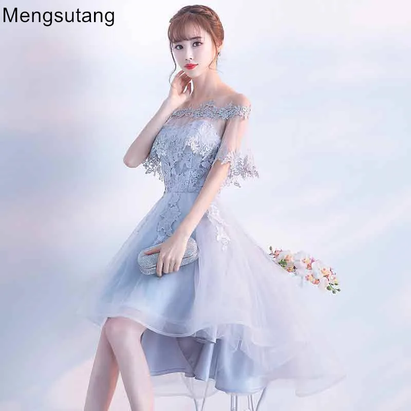 Robe de soiree 2019 gray lace up off shoulder evening dress with Appliques Party Dresses prom dresses tailor Custom made
Robe de soiree 2019 gray lace up off shoulder evening dress with Appliques Party Dresses prom dresses tailor Custom made