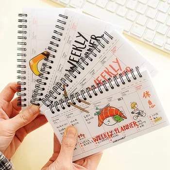 Kawaii Week Plan Memo Book Weekly Daily Planner Sushi Notebook Agenda Organizer Stationery School Supplies Style Random
Kawaii Week Plan Memo Book Weekly Daily Planner Sushi Notebook Agenda Organizer Stationery School Supplies Style Random