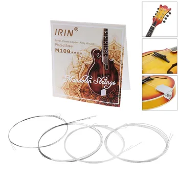 8pcs/set M100 Mandolin String Steel Silver-Plated Copper Alloy Wound (.010-.034)
8pcs/set M100 Mandolin String Steel Silver-Plated Copper Alloy Wound (.010-.034)