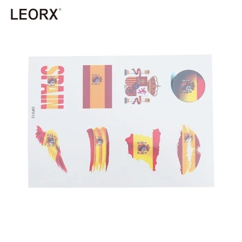 Country Flag Tattoo Stickers Fashion Sports Body Face Art Tattoo Decals for Children's Temporary Tattoos (Espana)
Country Flag Tattoo Stickers Fashion Sports Body Face Art Tattoo Decals for Children's Temporary Tattoos (Espana)