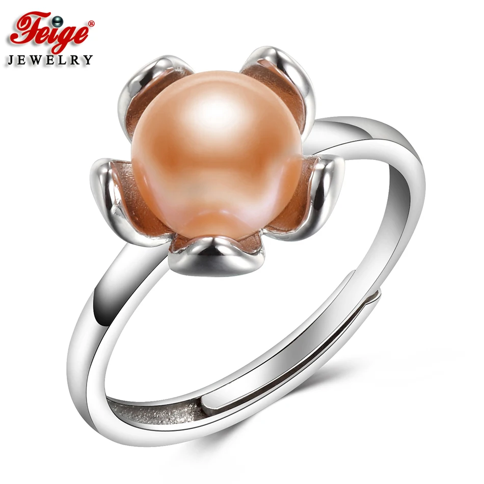 Trendy Flower Natural Pink Pearl Ring for Lady Anniversary Jewelry Gift 7-8MM Freshwater Pearl Ring Fine Jewelry Wholesale FEIGE
Trendy Flower Natural Pink Pearl Ring for Lady Anniversary Jewelry Gift 7-8MM Freshwater Pearl Ring Fine Jewelry Wholesale FEIGE