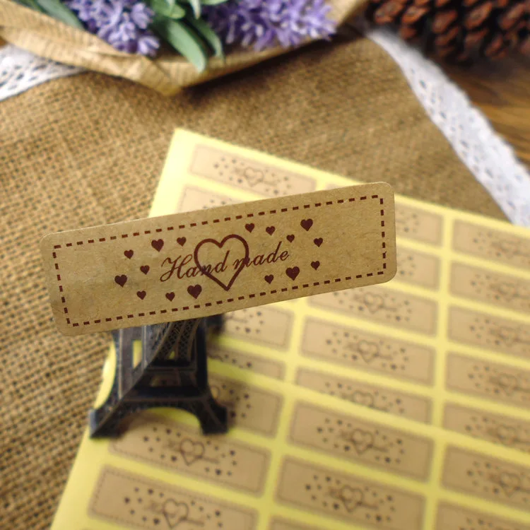 120Pcs Adhesive Hand Made Heart Rectangle Handmade Cake Packaging Sealing Label Kraft Sticker Baking DIY Gift Box Stickers M1220
120Pcs Adhesive Hand Made Heart Rectangle Handmade Cake Packaging Sealing Label Kraft Sticker Baking DIY Gift Box Stickers M1220