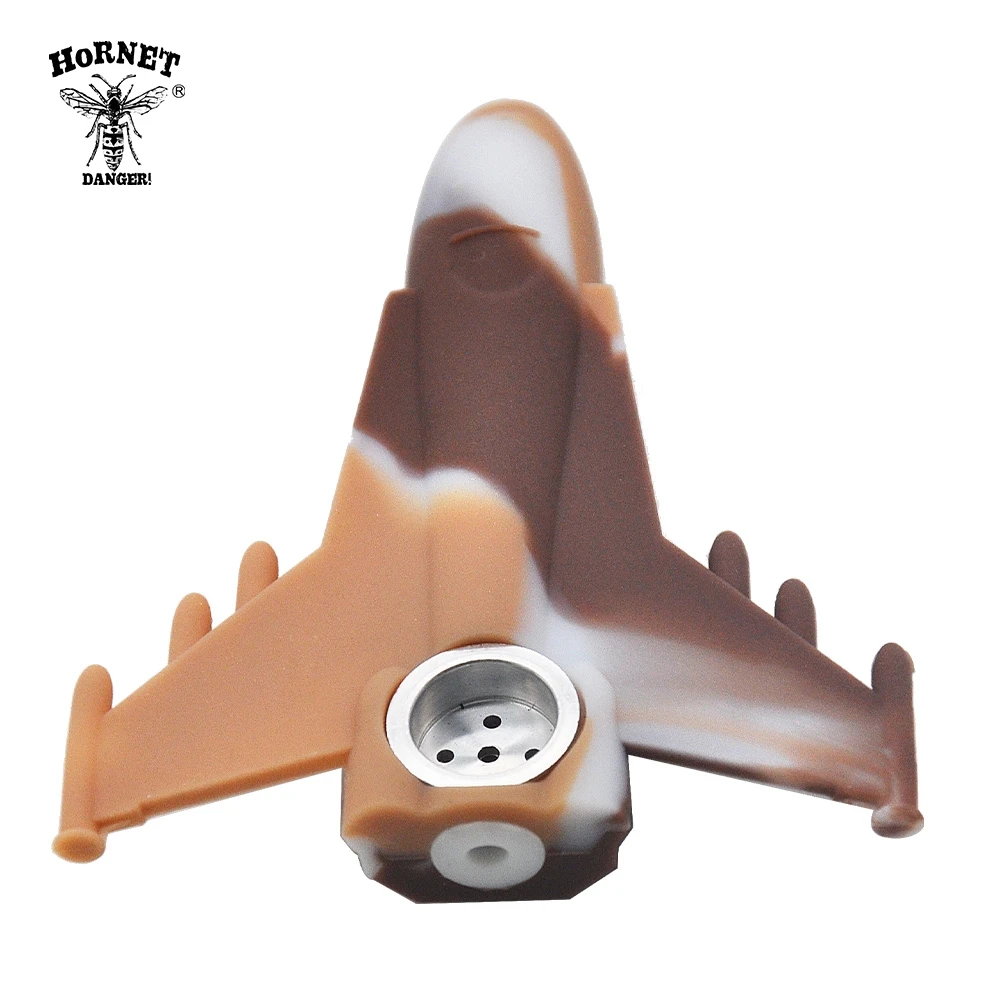 HORNET Space Shuttle Shape FDA Silicone Smoking Pipe 75MM Mini Silicone Tobacco Herb Pipe Smoke Hand Pipes Pocket Size
HORNET Space Shuttle Shape FDA Silicone Smoking Pipe 75MM Mini Silicone Tobacco Herb Pipe Smoke Hand Pipes Pocket Size