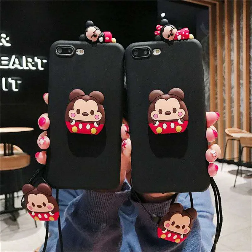 Cute Cartoon Mickey Minnie Phone Case for Samsung Galaxy S6 S7 Edge S8 S9 Plus Note 5/8/9 Soft Silicone Pink Black Doll Cover
Cute Cartoon Mickey Minnie Phone Case for Samsung Galaxy S6 S7 Edge S8 S9 Plus Note 5/8/9 Soft Silicone Pink Black Doll Cover