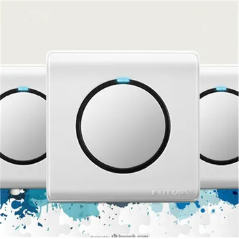A single-control wall round switch LED lamp power small switch panel (86X86X35mm size),10pcs/lot
A single-control wall round switch LED lamp power small switch panel (86X86X35mm size),10pcs/lot