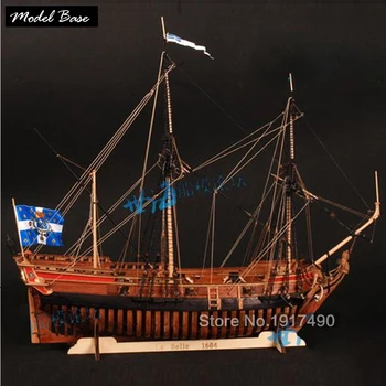Wooden Ship Models Kits DIY Educational Toy Model Boats Wooden 3d Laser Cut Train Hobby Scale 1/48 La Belle 1682 Full Ribs Model
Wooden Ship Models Kits DIY Educational Toy Model Boats Wooden 3d Laser Cut Train Hobby Scale 1/48 La Belle 1682 Full Ribs Model