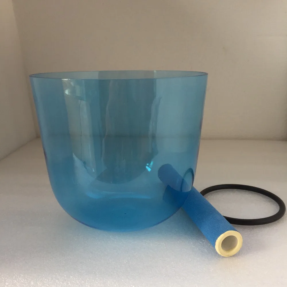 Standard 432HZ 3th Octave blue Crystal Singing Bowl size 7.5 Inch in Perfect Musical Note "G", Throat chakra for soul healing.
Standard 432HZ 3th Octave blue Crystal Singing Bowl size 7.5 Inch in Perfect Musical Note "G", Throat chakra for soul healing.