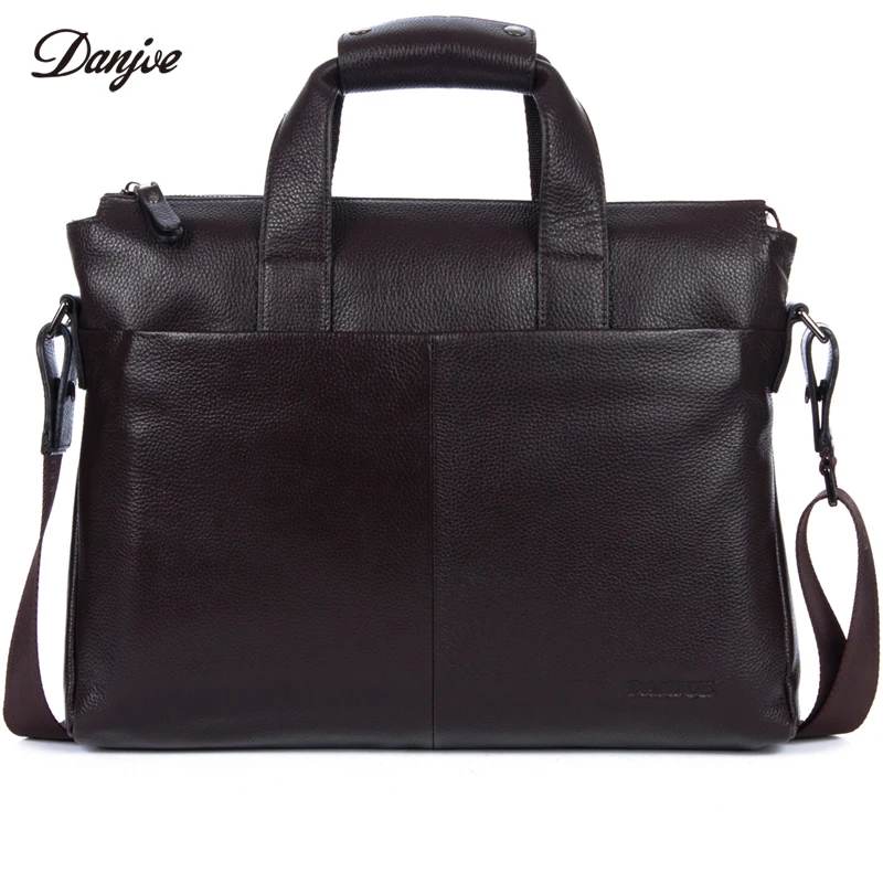 DANJUE Genuine Leather Men Handbag Fashion Briefcase Bag Cowhide Shoulder Bag Business Man Solid 14 Inches Laptop Bag Male
DANJUE Genuine Leather Men Handbag Fashion Briefcase Bag Cowhide Shoulder Bag Business Man Solid 14 Inches Laptop Bag Male