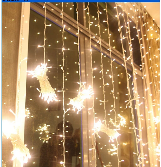1000 LED lights bulbs 10*3m Curtain Lights, Christmas ornament lights,Flash Colored Fairy wedding Decoration LED Strip Light
1000 LED lights bulbs 10*3m Curtain Lights, Christmas ornament lights,Flash Colored Fairy wedding Decoration LED Strip Light