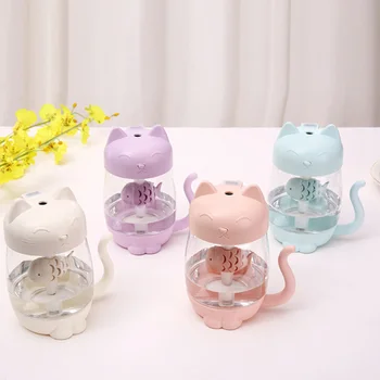 3 In 1 USB Cat Air Humidifier Mini Humidifier Essential Oil Diffuser Purifier Atomizer with LED Light Fan for Home Office Car
3 In 1 USB Cat Air Humidifier Mini Humidifier Essential Oil Diffuser Purifier Atomizer with LED Light Fan for Home Office Car
