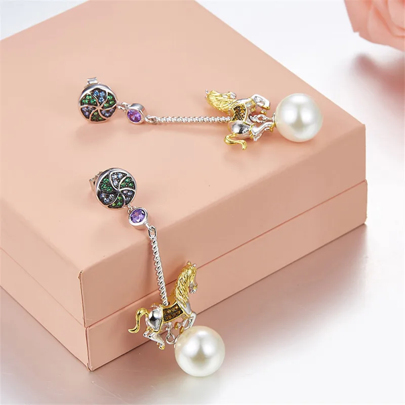 S925 silver carrouse earrings famous brand design AAA quality cz stone party earrings for girls mother gift
S925 silver carrouse earrings famous brand design AAA quality cz stone party earrings for girls mother gift