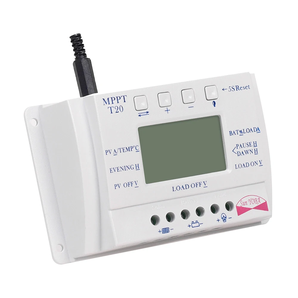 Solar Controller LCD Smart Display 20A MPPT 12V/24V Solar Panel Battery Regulator Charge Controlle on Surface T20 LCD Wholesales
Solar Controller LCD Smart Display 20A MPPT 12V/24V Solar Panel Battery Regulator Charge Controlle on Surface T20 LCD Wholesales